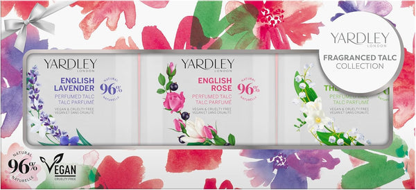 Yardley Floral Fragranced Mini Body Powder Collection 50g Gift Set - Afro Hair Boutique