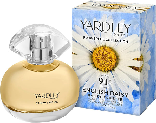 Yardley Flowerful Collection English Daisy Eau De Toilette 50ml - Afro Hair Boutique