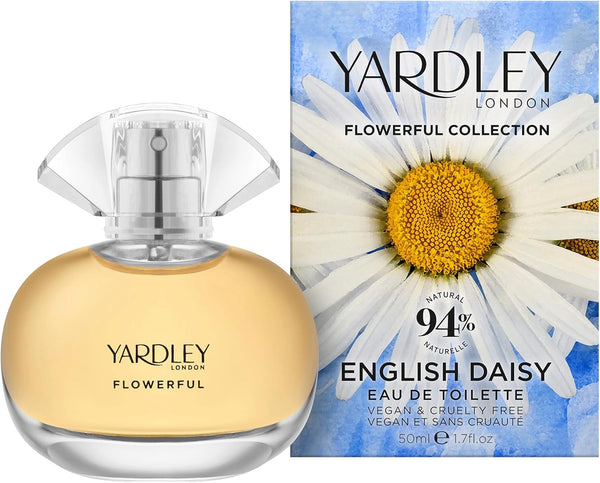 Yardley Flowerful Collection English Daisy Eau De Toilette 50ml - Afro Hair Boutique