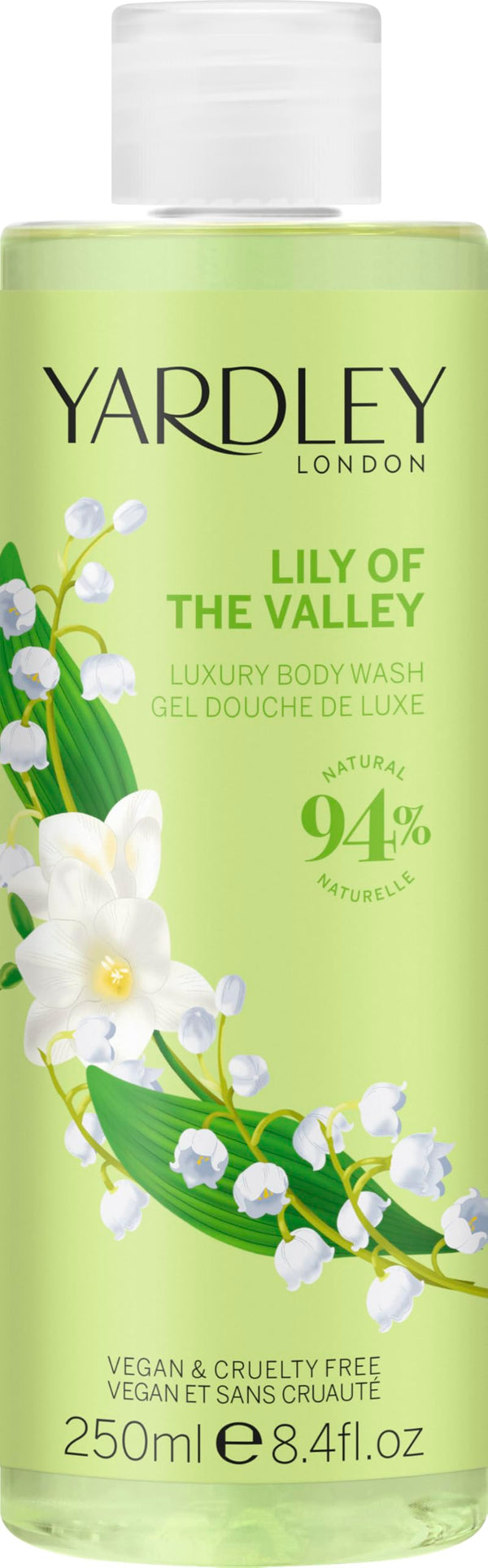 Yardley Lily Of The Valley Luxury Body Wash 250ml - Afro Hair Boutique