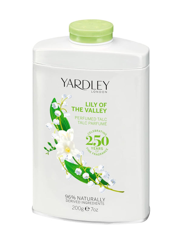 Yardley Lily Of The Valley Perfumed Body Powder 50g / 200g - Afro Hair Boutique