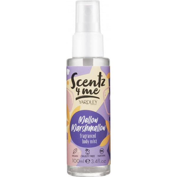 Yardley Scent 4 Me Mellow Marshmallow Fragranced Body Mist 100ml
