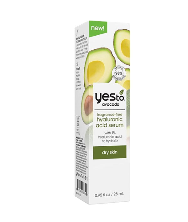 Yes To  Avocado Fragrance Free Hyaluronic Acid Serum