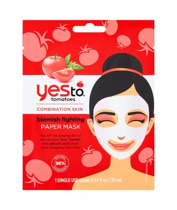 Yes To  Tomatoes Combination Skin Blemish Fighting Paper Mask