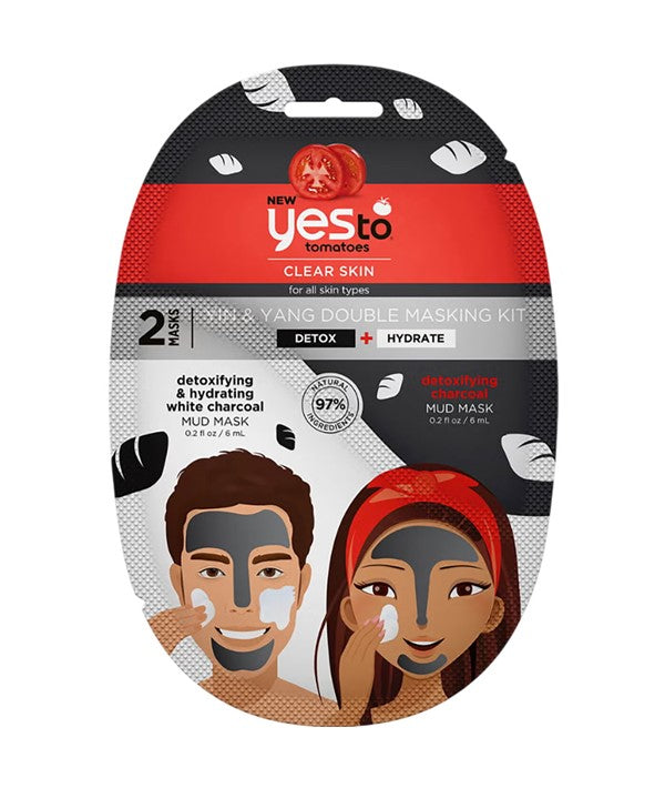 Yes To  Tomatoes Yin And Yang Double Masking Kit