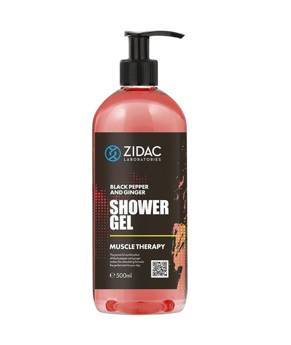 Zidac Laboratories Black Pepper And Ginger Muscle Therapy Shower Gel