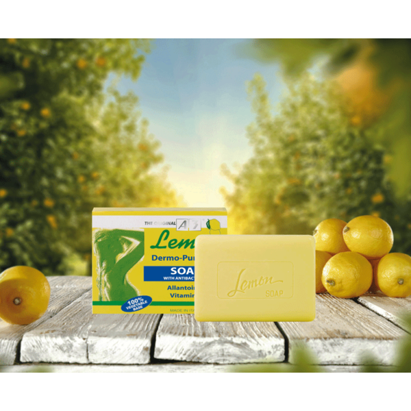 A3 Lemon Dermo Purifying Soap with Anti-Bacterial Allantoin & Vitamin E - Afro Hair Boutique