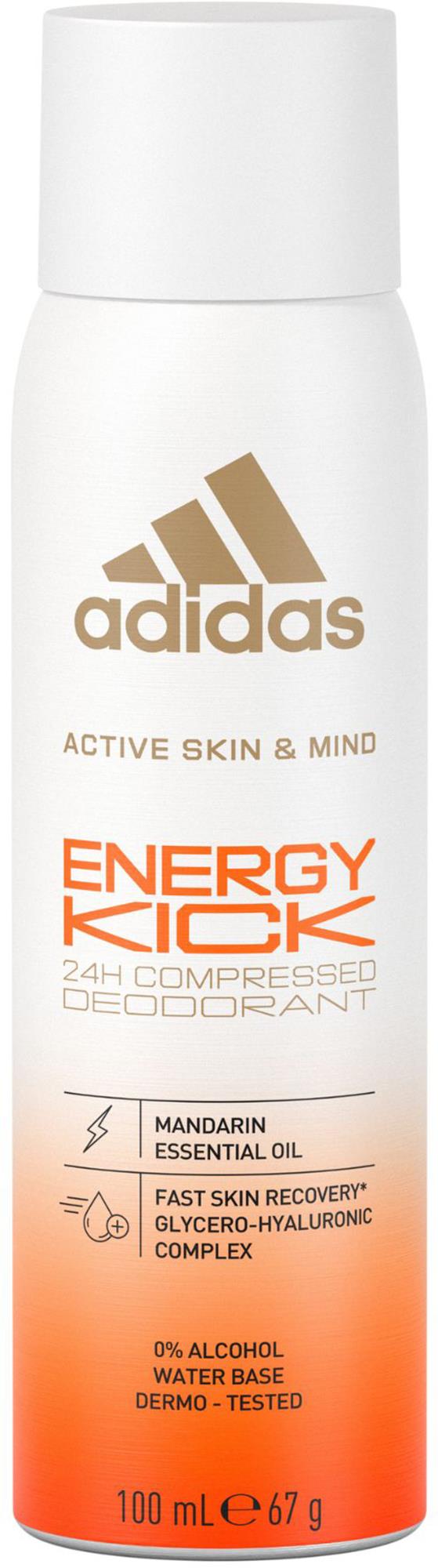 Adidas Energy Kick 24H Deodorant Spray 100ml