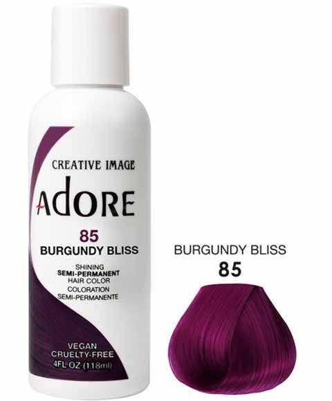 creative image Adore Shining Semi Permanent Hair Color Burgundy Bliss