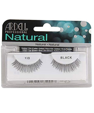 Ardell 100% Human Hair False Fashion/Natural Eye Lashes 110 Black