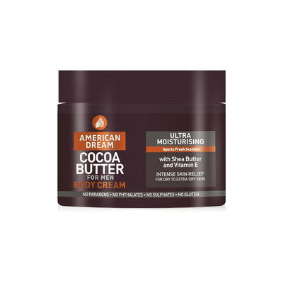 American Dream Cocoa Butter Ultra Moisturising Body Cream For Men 500ml
