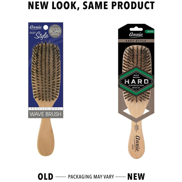 Annie Hard Reinforced Boar Bristles Wave Brush 2190