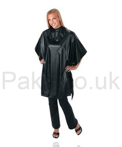 Annie Cutting Cape Velcro Closure Black 3903