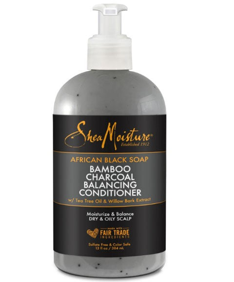 Shea Moisture African Black Soap Bamboo Charcoal Balancing Conditioner