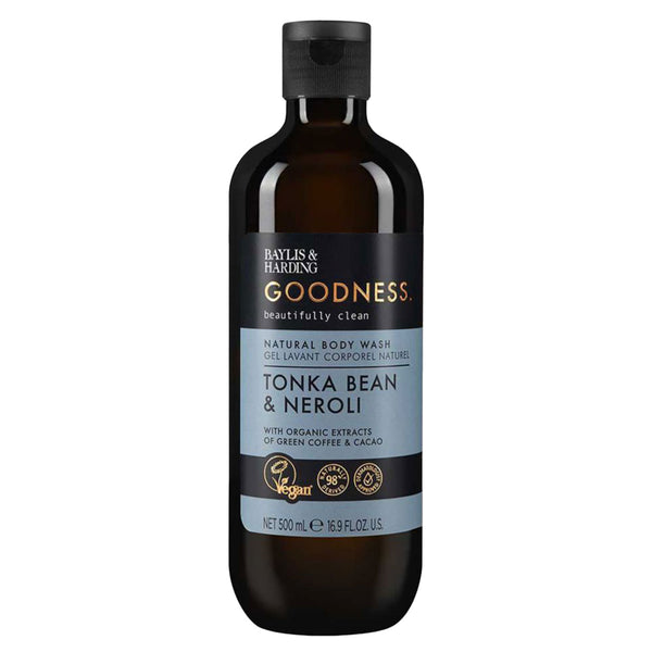 Baylis And Harding Goodness Tonka Bean And Neroli Natural Body Wash 500ml
