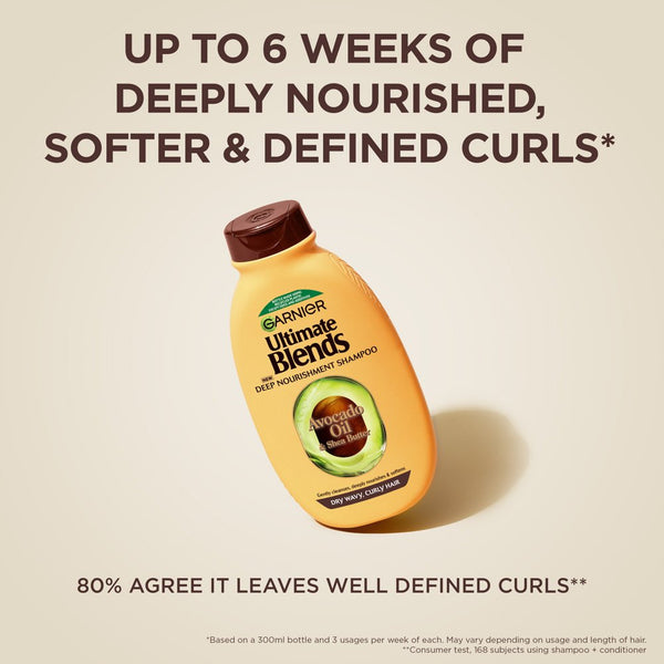 Garnier Ultimate Blends Avocado Oil And Shea Butter Deep Nourishment Shampoo 300ml