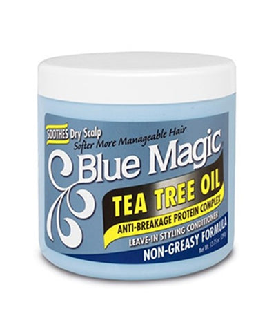 Blue Magic Hair Care - Tea Tree Oil Leave-in Styling Conditioner 390g Non Greasy Formula
