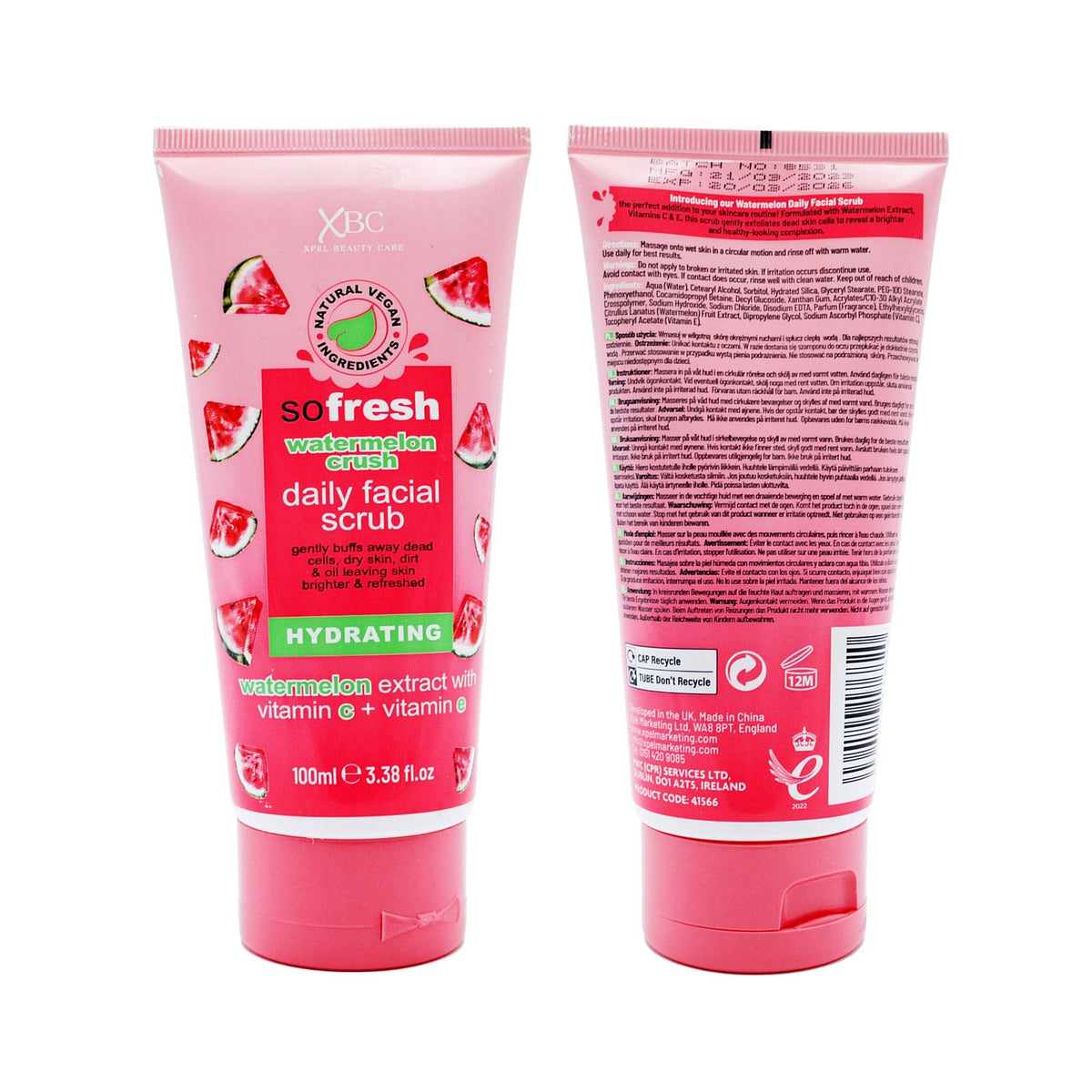 Xpel Beauty Care So Fresh Watermelon Crush Daily Facial Scrub 100ml