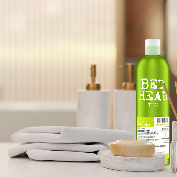 Bed Head by Tigi Urban Antidotes Re-Energise Conditioner for Normal Hair, 750ml - Afro Hair Boutique