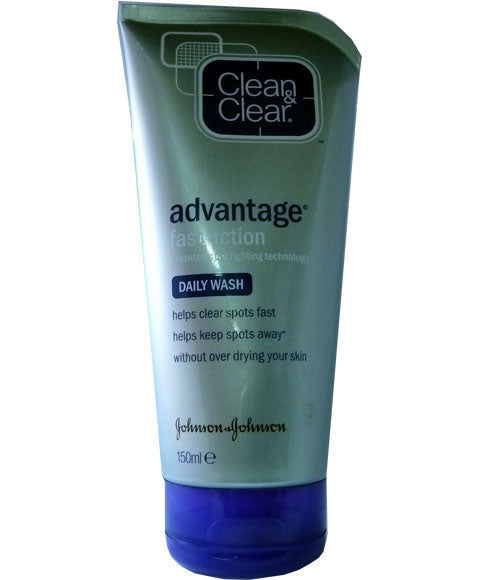 Johnson and Johnson Clean And Clear Advantage Fast Action Daily Wash