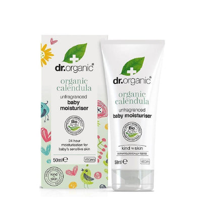 Dr Organic Organic Calendula Unfragranced Baby Moisturiser 50ml