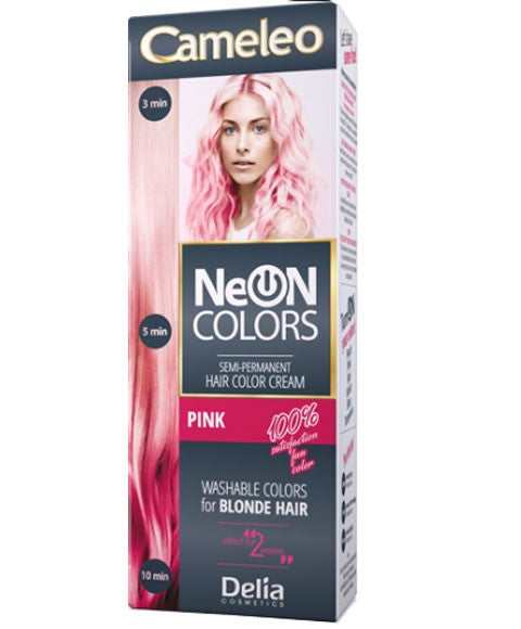 Delia Cosmetics Neon Colors Semi Permanent Hair Color Cream