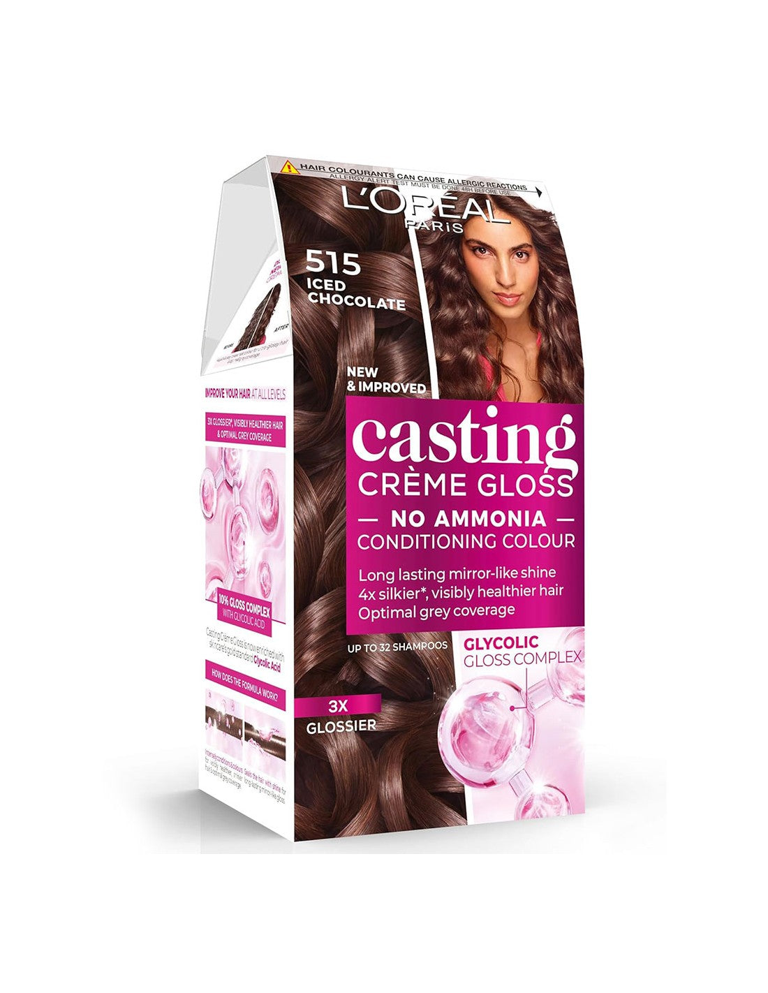 Loreal Paris Casting Creme Gloss Conditioning Color 515 Iced Chocolate