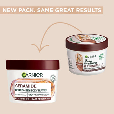 Garnier  Body Superfood Cocoa Plus Ceramide 48H Repairing Butter