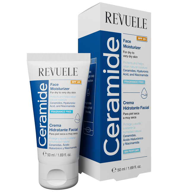Revuele Ceramide SPF25 Face Moisturizer 50ml - Afro Hair Boutique