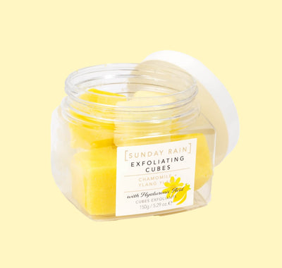 Sunday Rain Chamomile And Ylang Ylang Exfoliating Cubes 150g