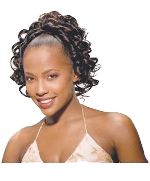 Cherish  Syn Drawstring Candy Curl Ponytail