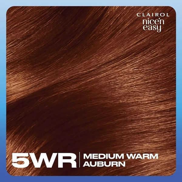 Clairol Nice N Easy Creme Permanent Colour 5WR Medium Warm Auburn