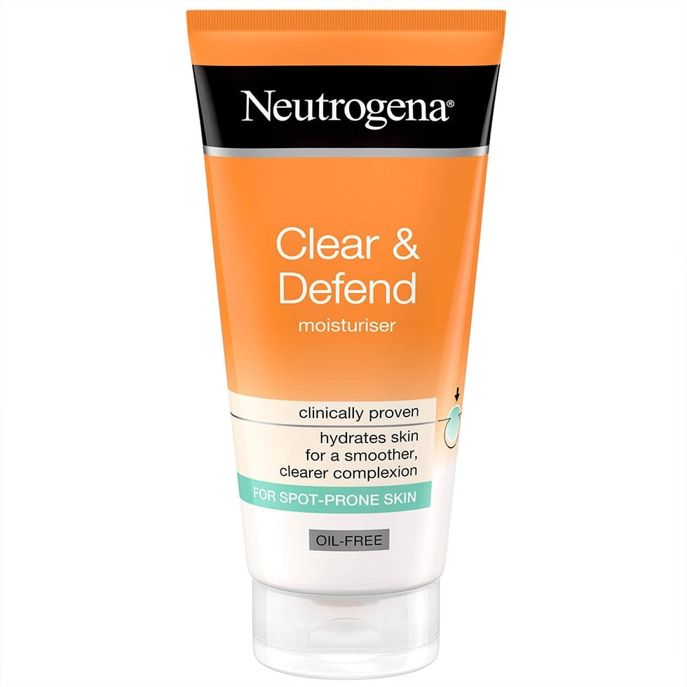 Johnson And Johnson Neutrogena Clear And Defend Oil Free Moisturiser 50ml