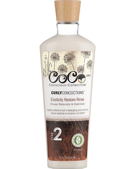 Coco Conscious Collective Curly Concoctions Elasticity Restore Rinse