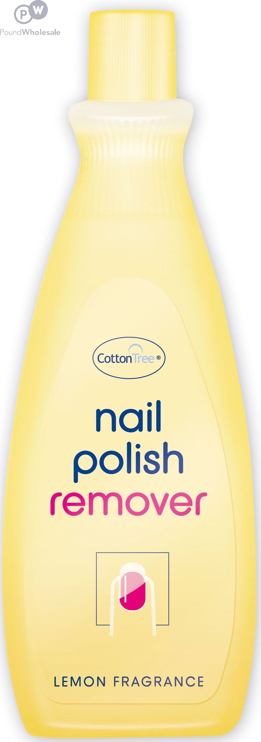 Cotton Tree Nail Polish Remover With Lemon Fragrance 236ml
