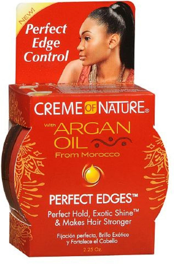 Creme Of Nature Argan Oil Perfect Edges Hair Gel 63g - Afro Hair Boutique