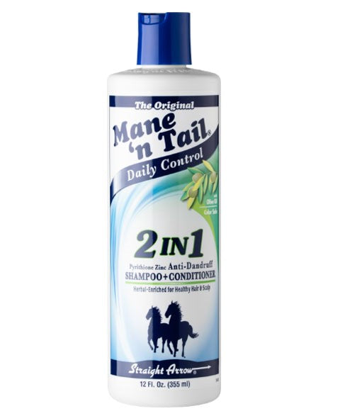 Mane N Tail Daily Control 2 In 1 Anti Dandruff Shampoo Plus Conditioner