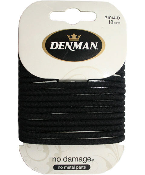 Denman Black ND Elastics (71014 D)
