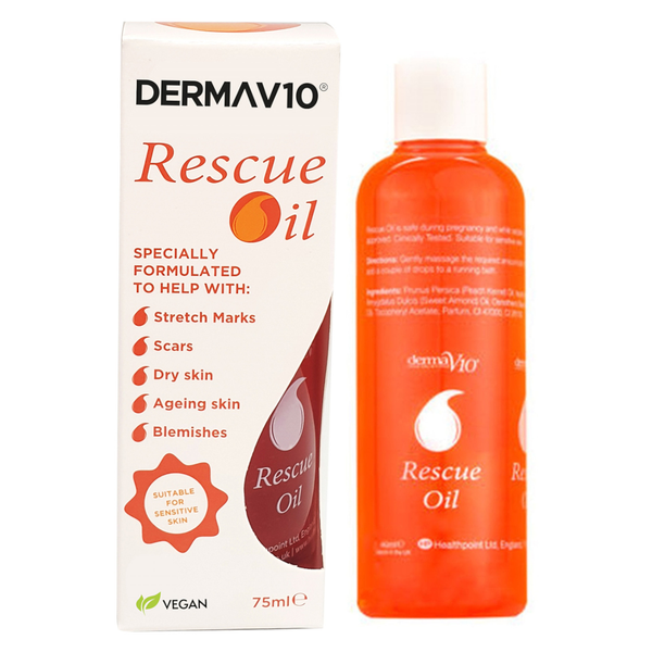 Derma V10 Rescue Oil 75ml - Afro Hair Boutique