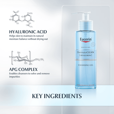 Eucerin Dermato Clean Sensitive Skin Cleansing Gel 200ml