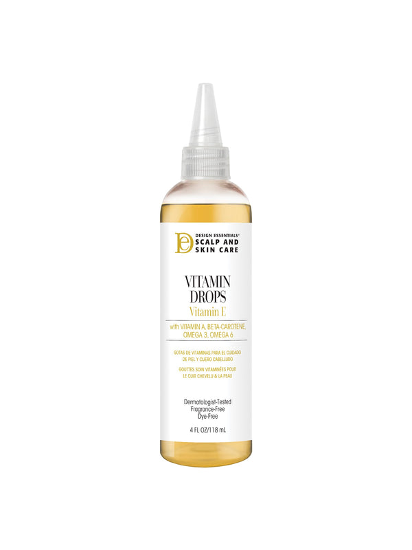 Design Essentials Vitamin Drops With Vitamin E 118ml - Afro Hair Boutique