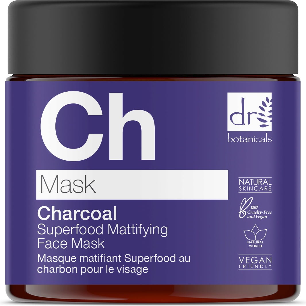 Dr Botanicals Ch Charcoal Superfood Mattifying Face Mask 30ml / 60ml