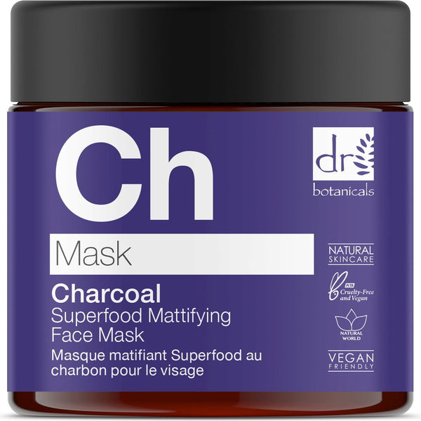 Dr Botanicals Ch Charcoal Superfood Mattifying Face Mask 30ml / 60ml