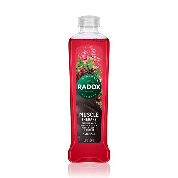 Radox 100% Nature Inspired Fragrances Muscle Therapy Bath Soak 500ml - Afro Hair Boutique