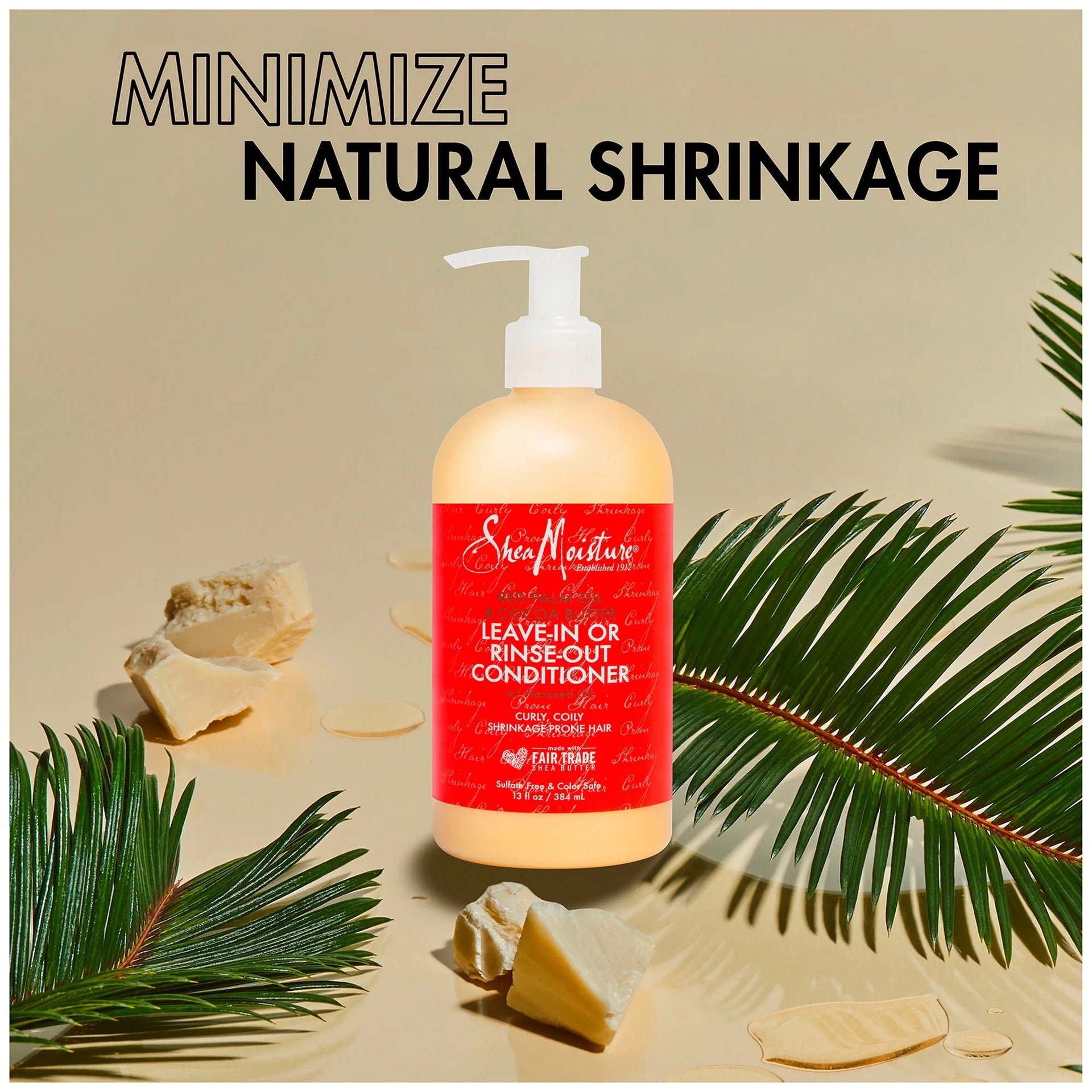 Shea Moisture Red Palm Oil And Cocoa Butter Leave In Conditioner 384ml