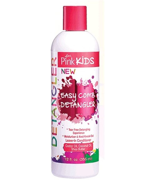 Lusters Products Pink Kids Easy Comb Detangler