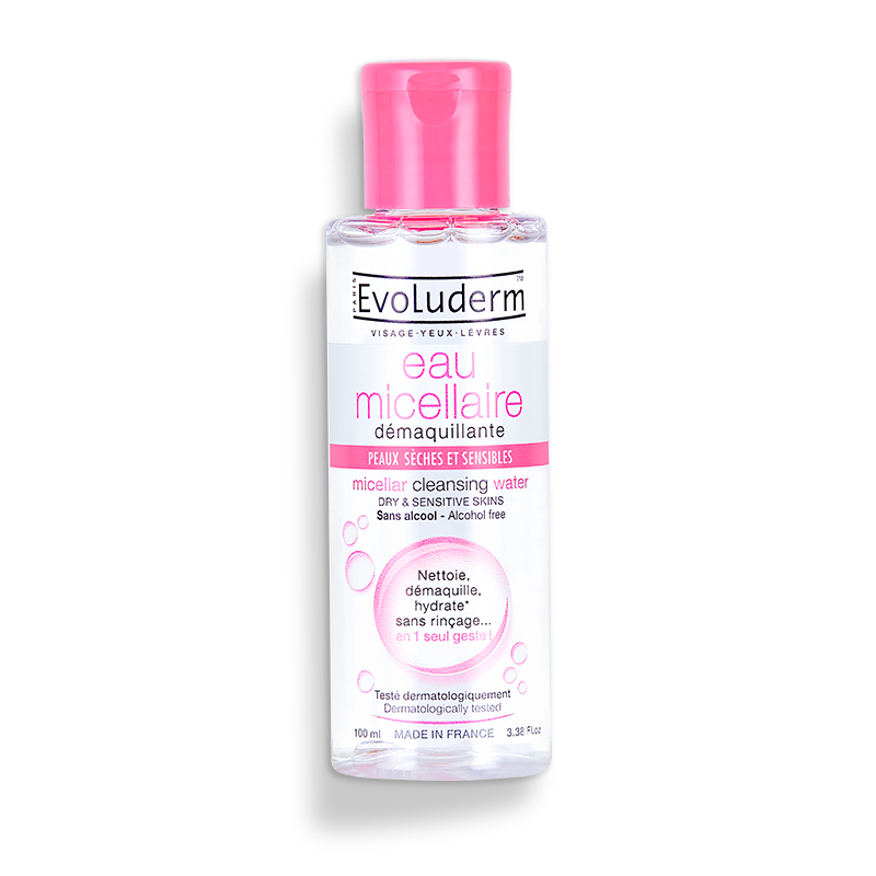 Evoluderm Sensitive Skin Micellar Cleansing Water 100ml / 500ml