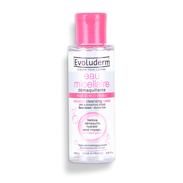 Evoluderm Sensitive Skin Micellar Cleansing Water 100ml / 500ml