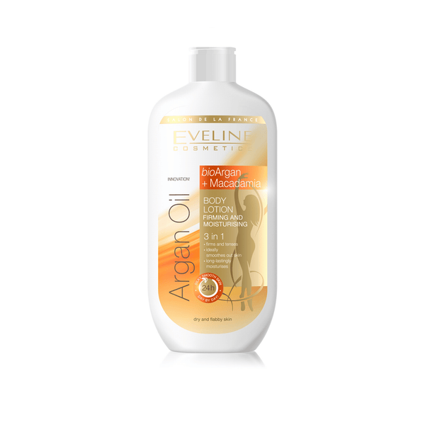 Eveline Argan Oil 3 In 1 Firming Moisturising Body Lotion 350ml