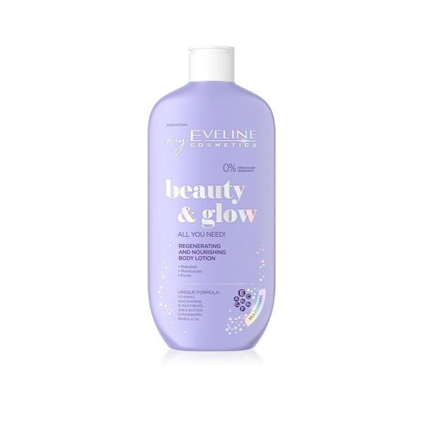 Eveline Beauty And Glow Regenerating Nourishing Body Lotion 350ml - Afro Hair Boutique